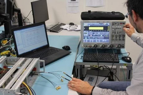 Electronic testing and measurement equipment for industrial applications.