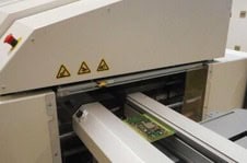 Industrial printing machine for high-quality production.