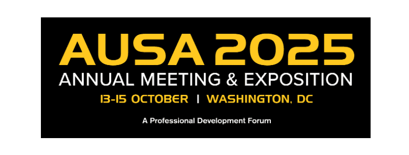 AUSA 2025 Washington DC military exhibition and conference.